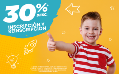 Inscripciones 30% descuento Enero