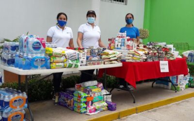 Acopio de donaciones para damnificados por el huracán Nora