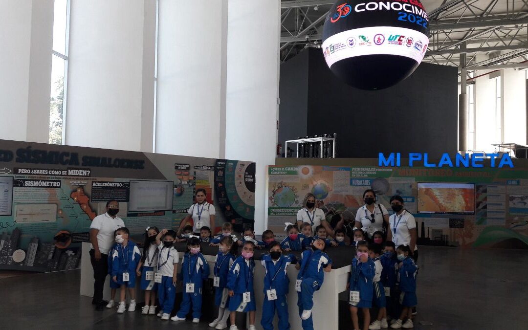 Preescolar visita el Centro de Ciencias de Sinaloa