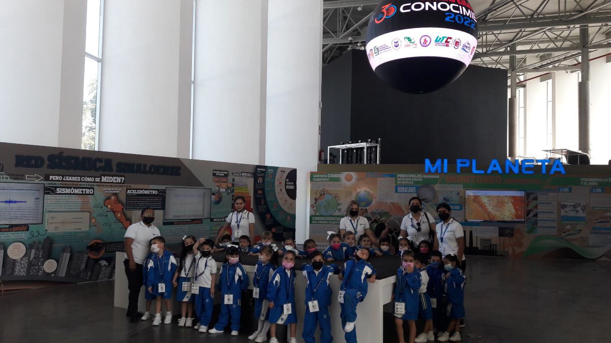 Preescolar visita el Centro de Ciencias de Sinaloa